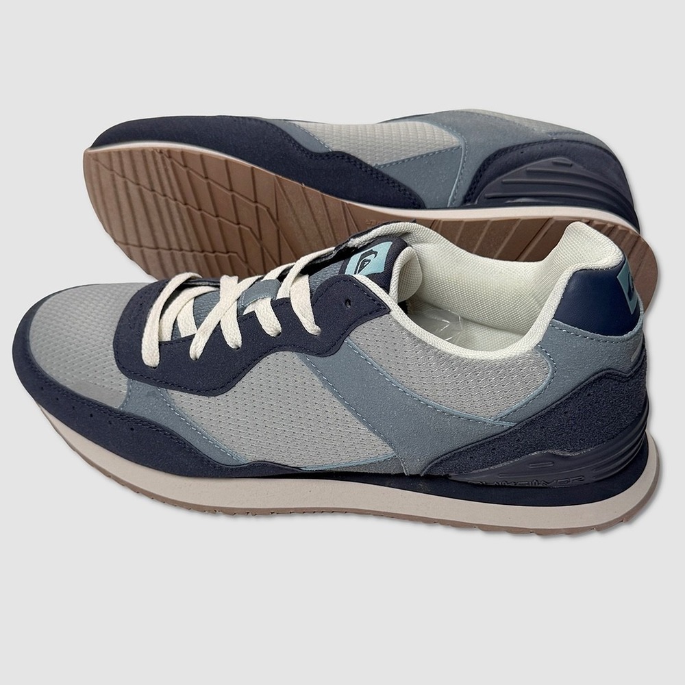 Quiksilver Beaumont Shoes /‎ Sneakers - NEW Mens 10.5 Blue / Grey - #49480-TOP1
